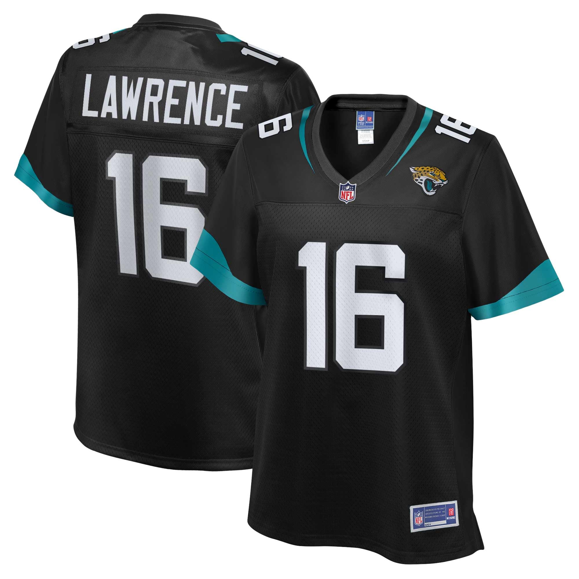 NFL PRO LINE Women's Trevor Lawrence Black Jacksonville Jaguars Alternate Player Jersey