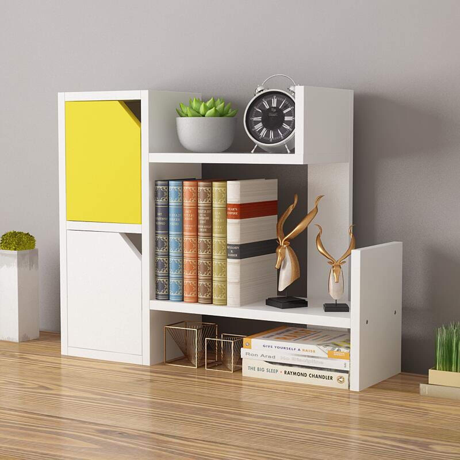 Organizer na książki dekoracja na biurko prosta obudowa Booktop półka na książki półka biurowa półka biurowa organizer do przechowywania materiałów biurowych, makijaż do biblioteki