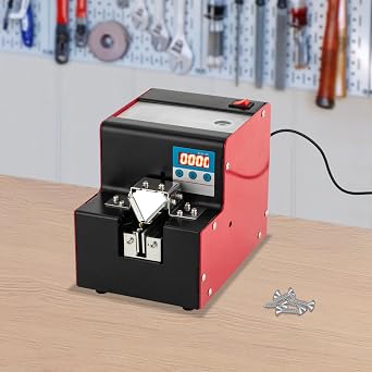 Automatic Screw Feeder,Screw Arranging Machine with LCD Display,Track Adjustable Automatic Screw Counting Machine for Different Types Screws.