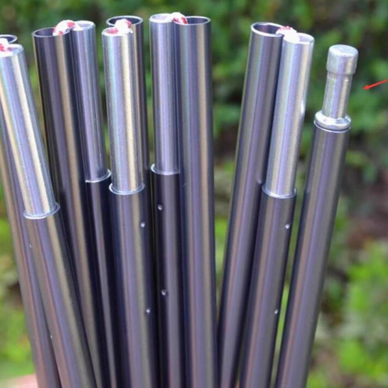 CALANDIS™ Spare End Plugs for 8.5mm/0.33 inch Tent Poles Aluminum for Awnings Canopies 6 Pack | Tent & Canopy Accessories | Tents & Canopies | & Hiking | Outdoor Sports-image-12