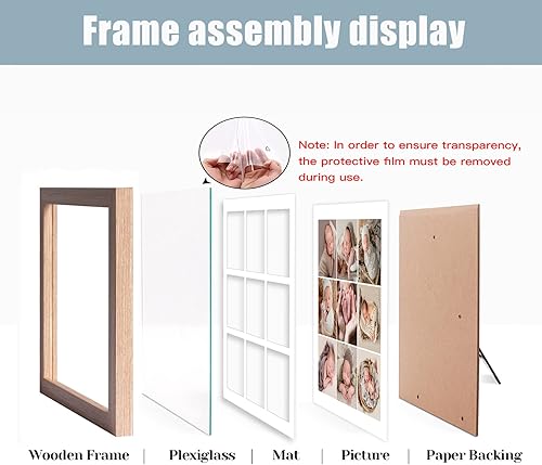 Vista 111 de YK Artwood Impresiones en lienzo personalizadas con tus fotos, marco de collage de 9 fotos, marco personalizado de 16 x 16 pulgadas, marco moderno