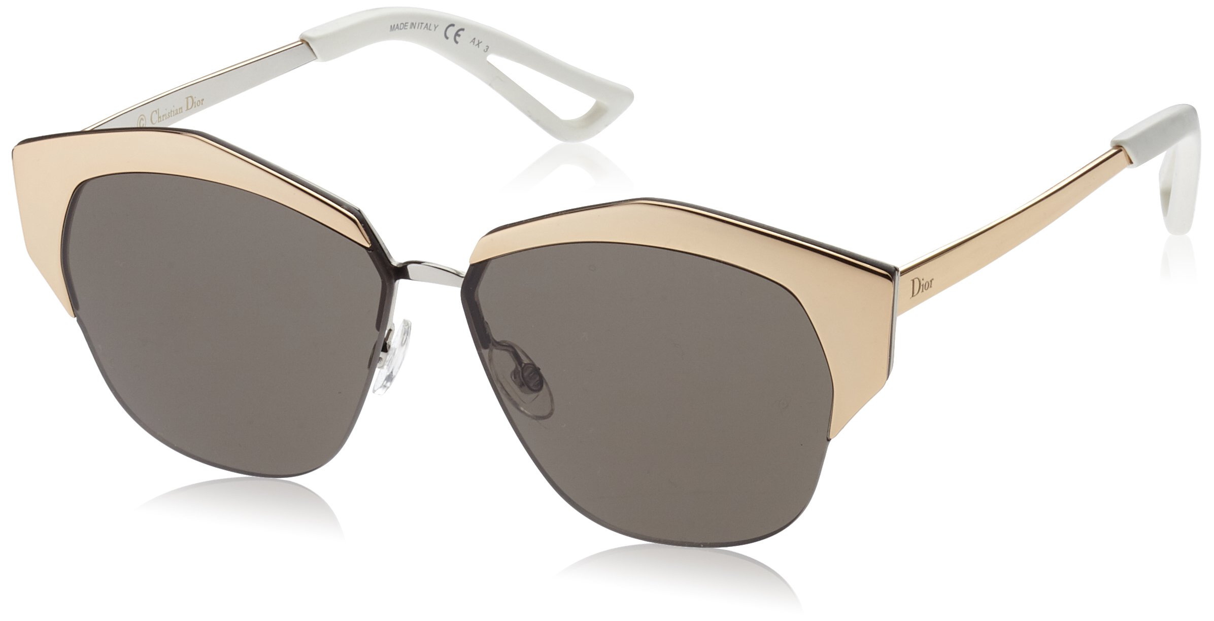 Christian Dior Mirrored/S Sunglasses Rose Gold Palladium/Brown