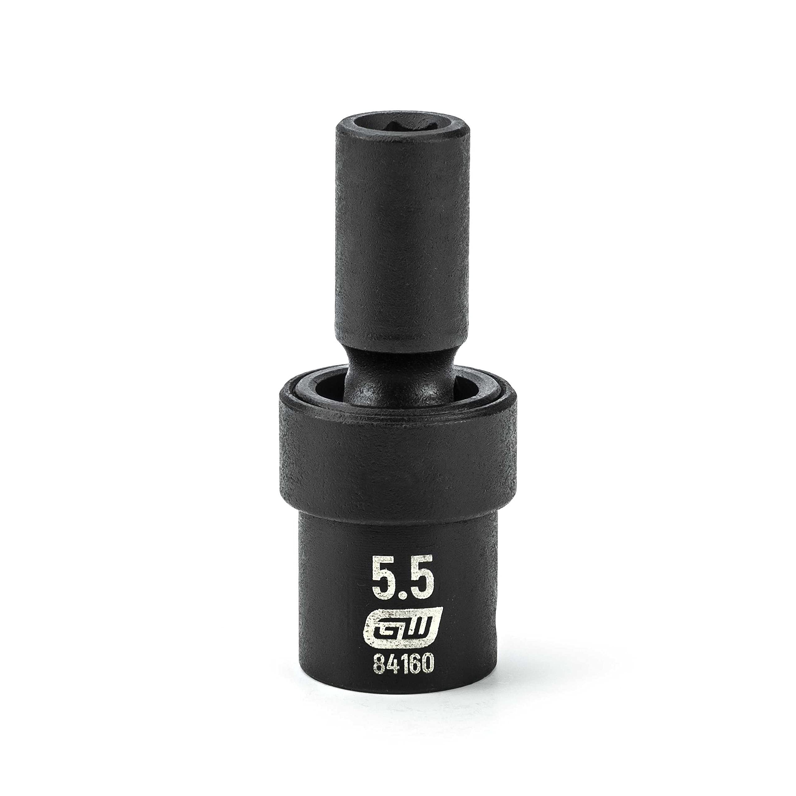 GEARWRENCH 1/4" Drive 6 Point Standard Universal Impact Metric Socket 5.5mm - 84160