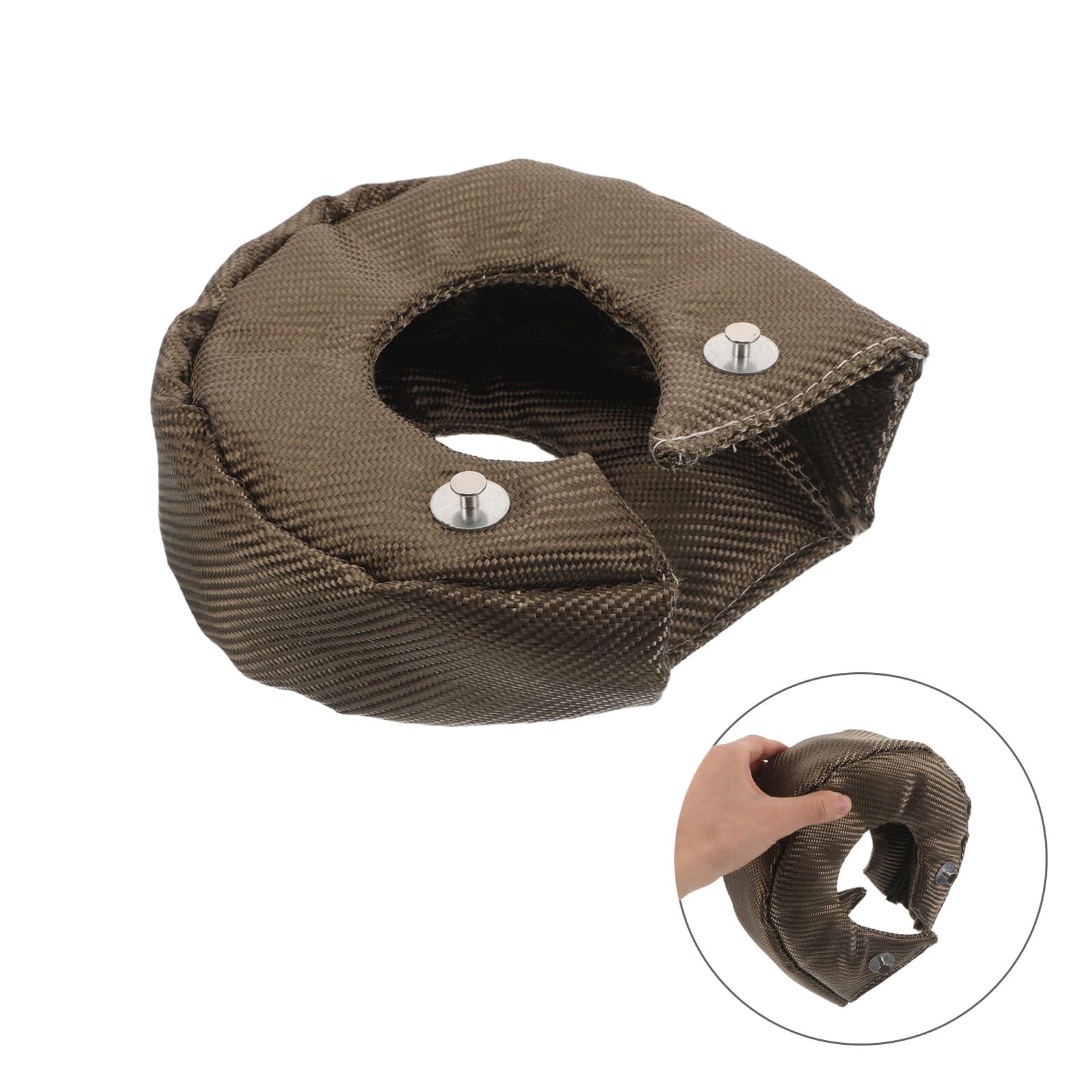 ORFOFE Copertura Motore Turbo Blanket T3 Scudo Termico Resistente Alte Temperature, Protezione Turbocompressore per Motori Diesel, Riduzione Rumore e Sicurezza Motore Automobili