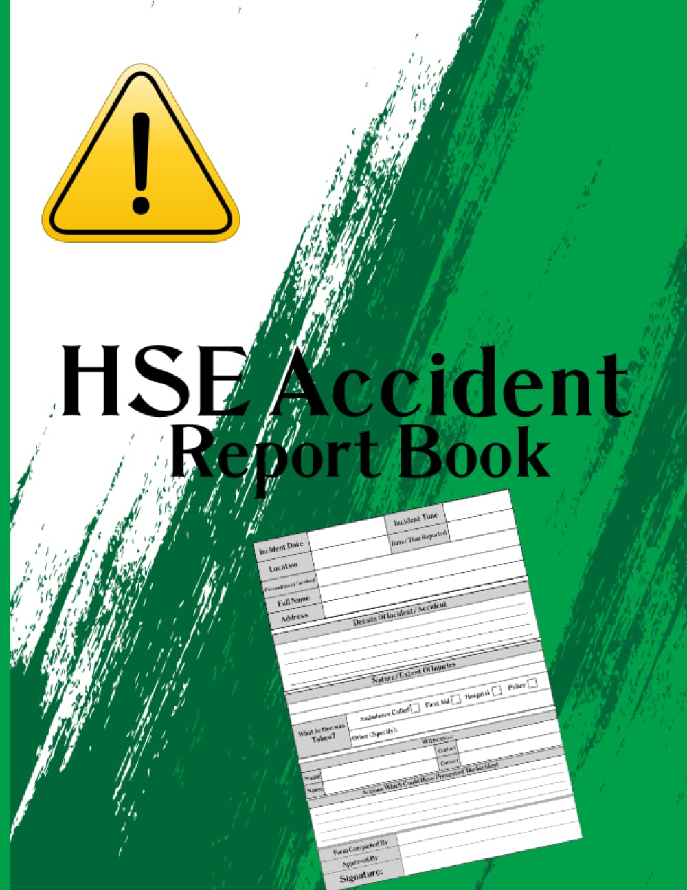 Buy HSE Accident Report Book Incident Report Log Book, Track All Your
