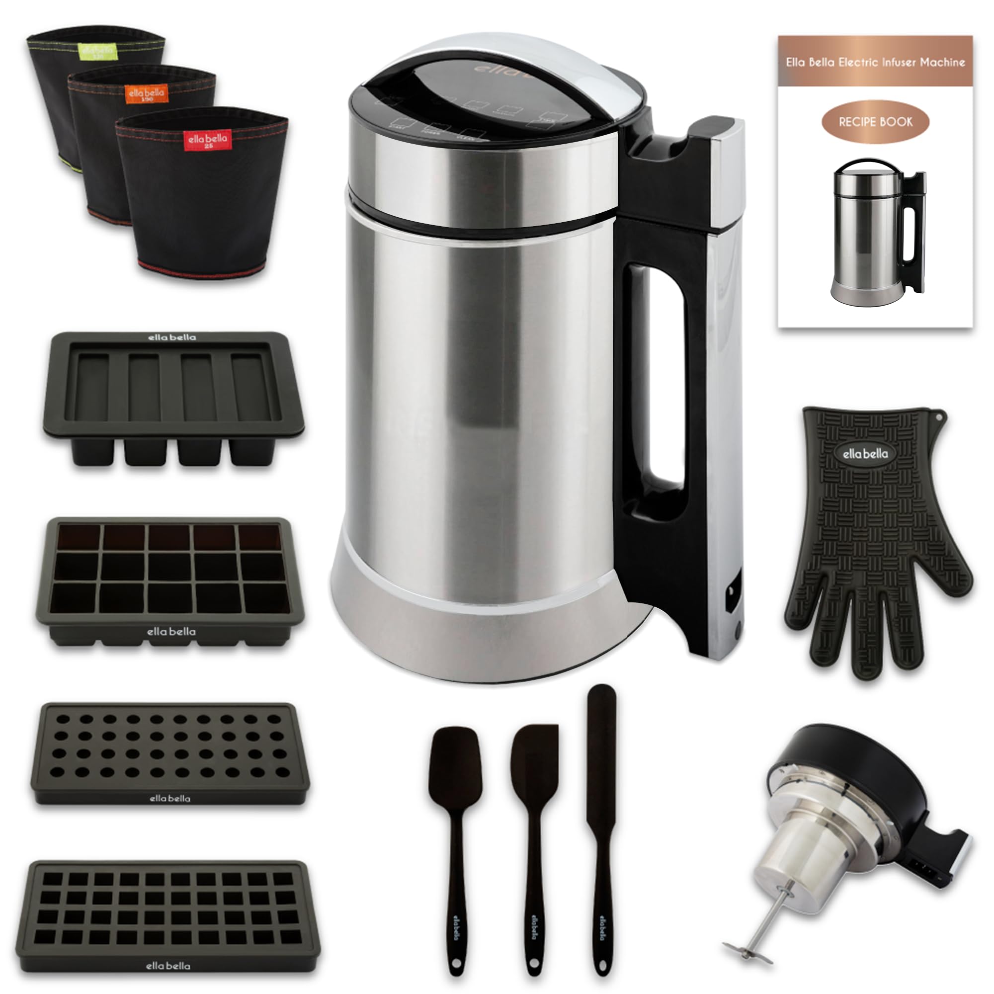 ELLA BELLAHerbal & Butter Infusion Machine • Make Magical Herbal Infusions with Press of a Button • Herbal Butter Just Like Magic