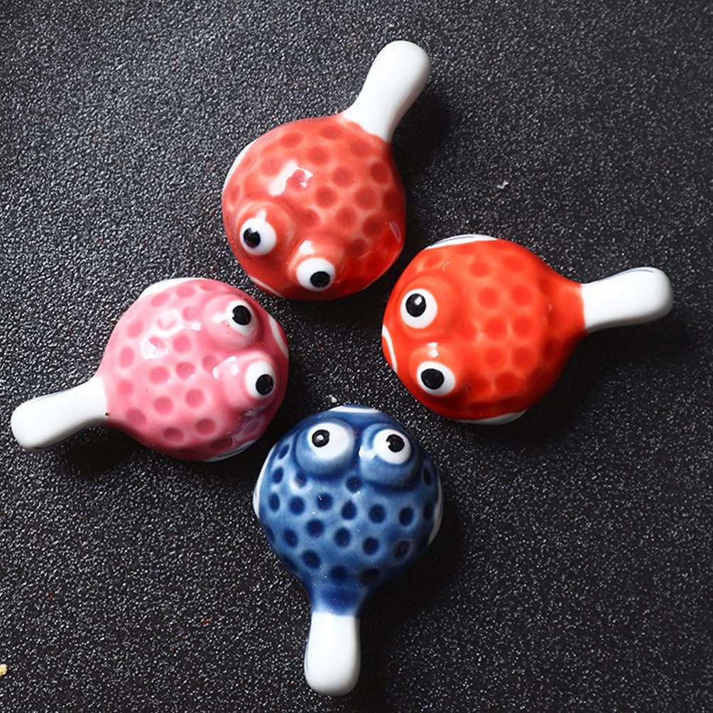 Christmas Decor Holder Chopsticks 2Pcs Fish Chopstick Rest Japanese Style Holder for Dinner Spoon Fork Tableware Supplies Vintage Decor