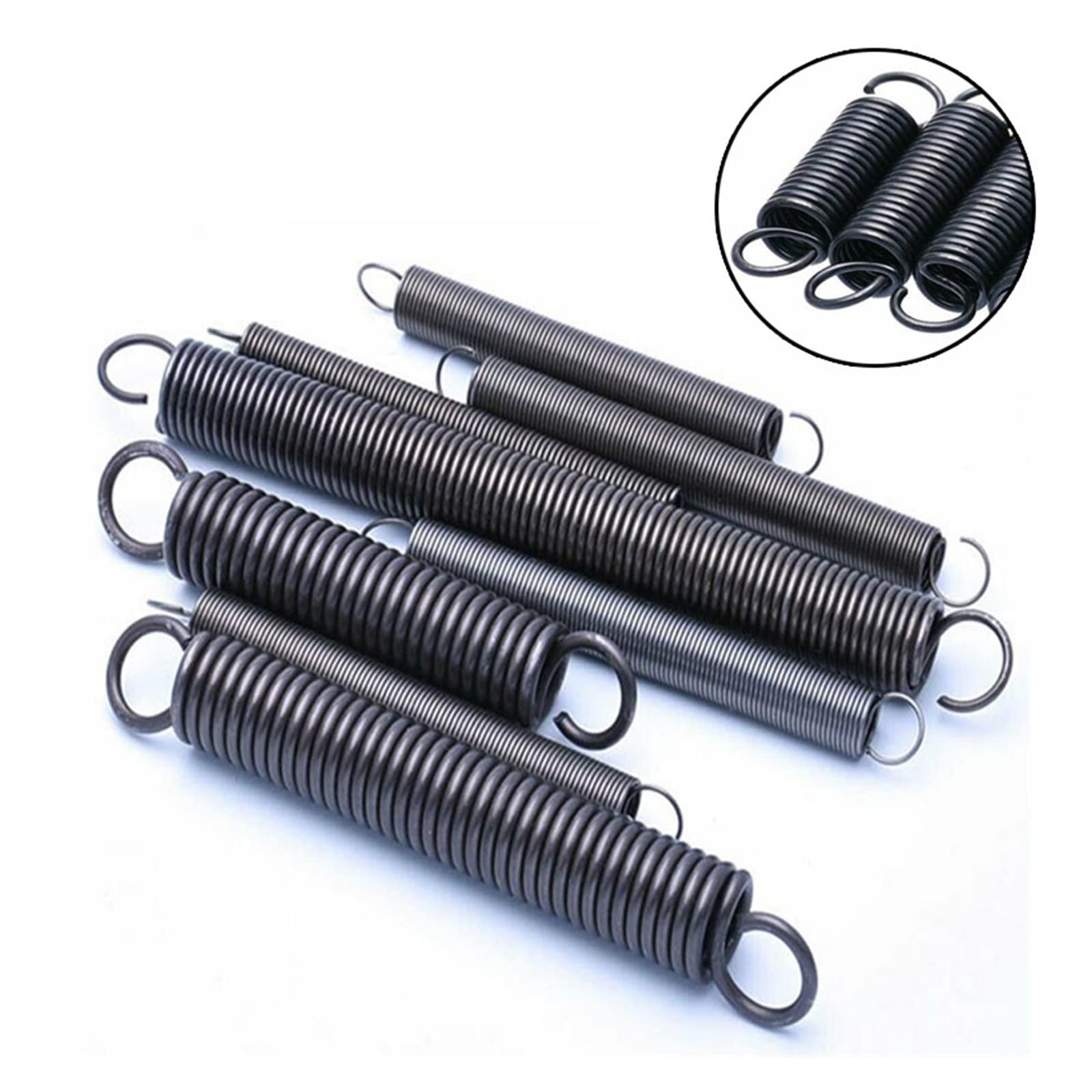 Molla Di Estensione, Perni A Molla, Molle Di Ricambio, 2 Molle Di Estensione In Acciaio Inossidabile Con Diametro Del Filo Di 1,5 Mm Con Anello - Foto 5