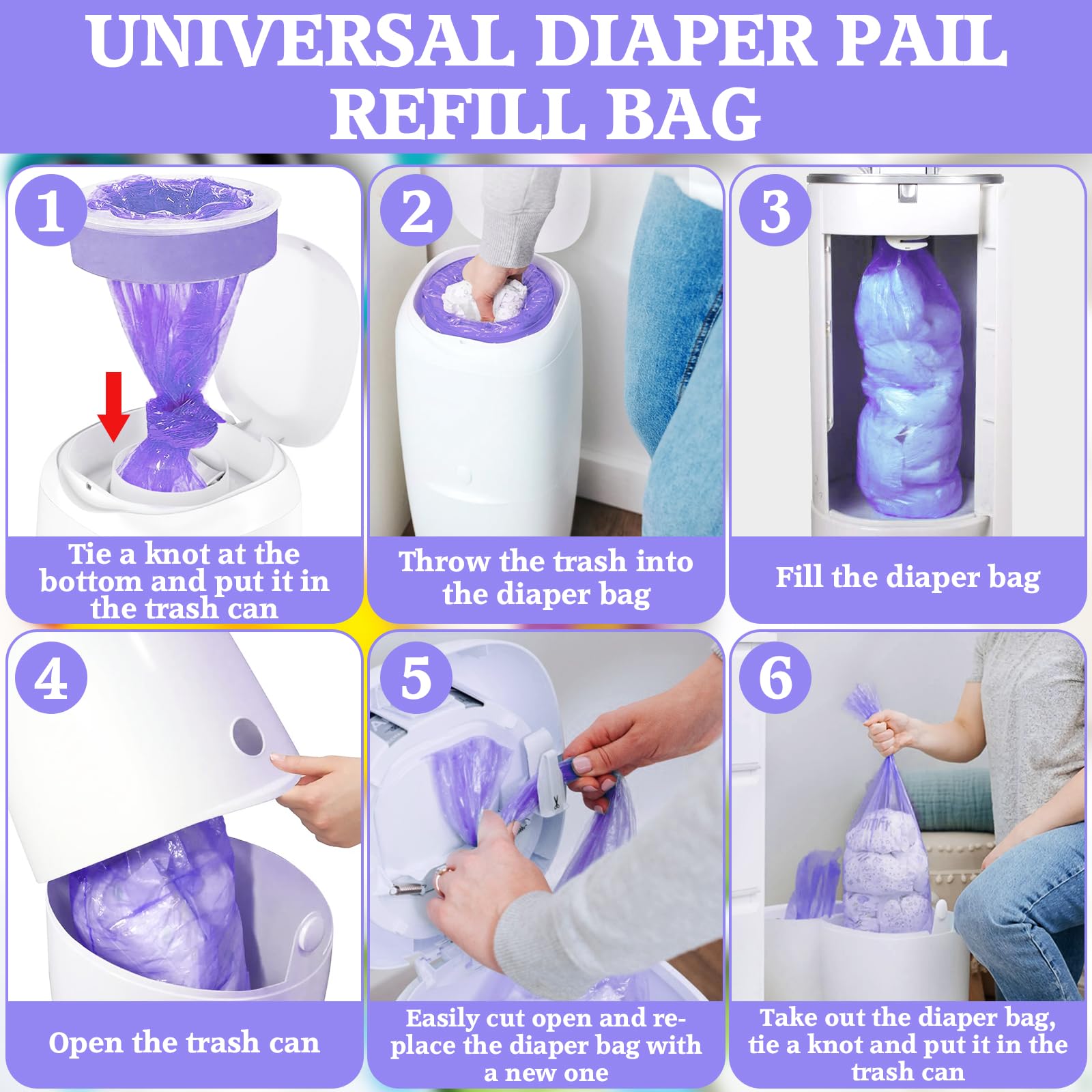 15 Ricariche Per Secchio Pannolini - Compatibili Con Tommee Tippee, Sangenic E Altri - Foto 4