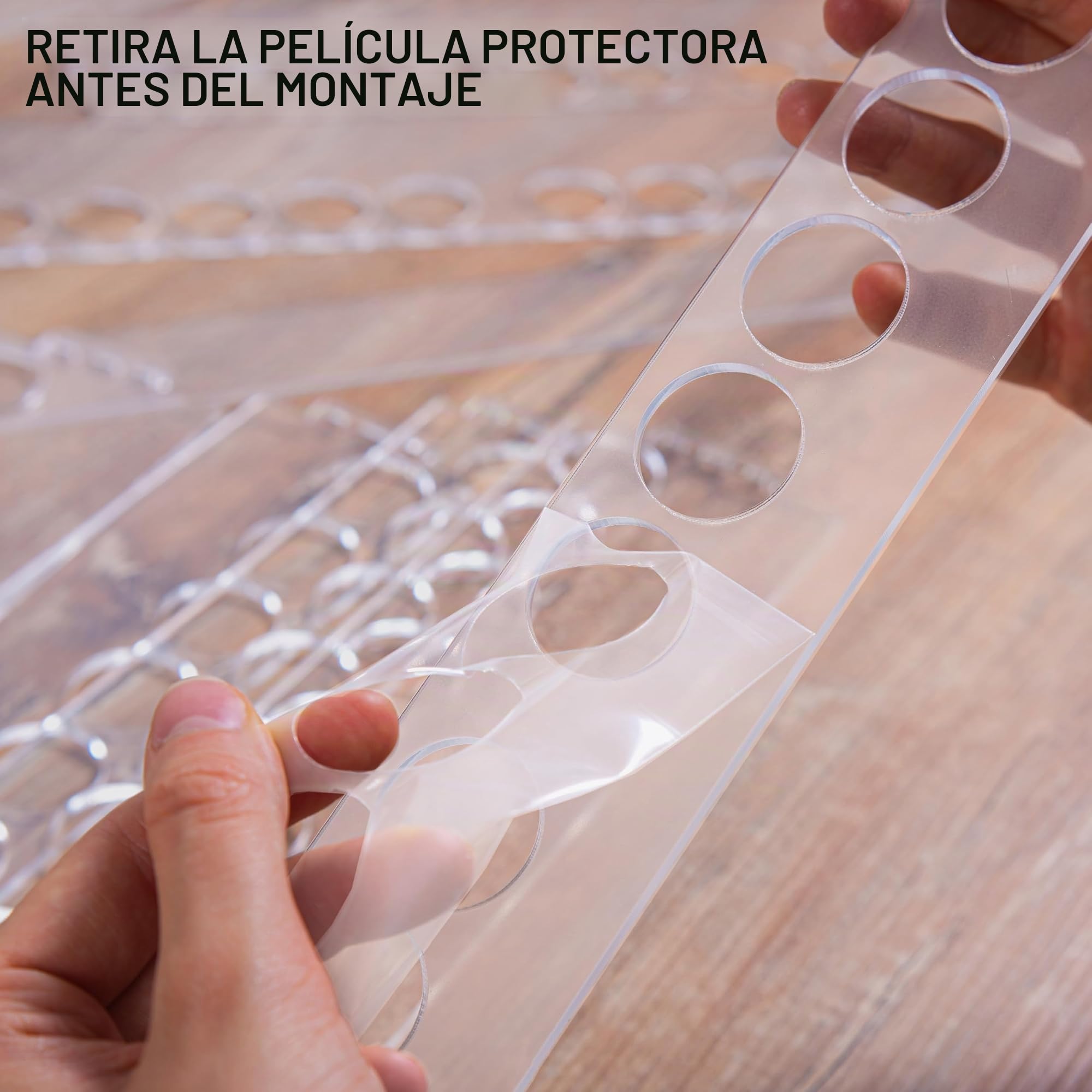 Vallejo - Organizador de pintura acrílica con 72 agujeros para juego de pintura en miniatura, organizadores y almacenamiento de pintura acrílica montado en la pared, organizador de botellas