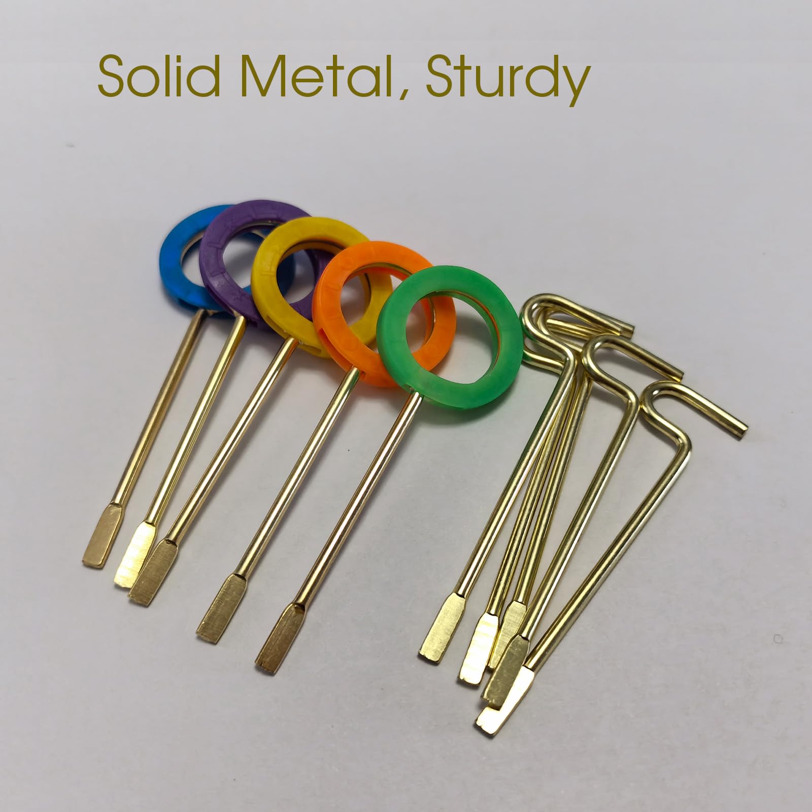 Lot De 5 Clés De Secours Kwikset – Pour Porte De Salle De Bain Ou Chambre, Finition Bronze