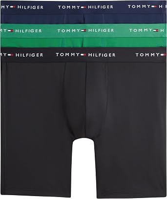 Tommy Hilfiger Men's 3p Long Boxer Brief Um0um03763 Boxer Brief pack of 3
