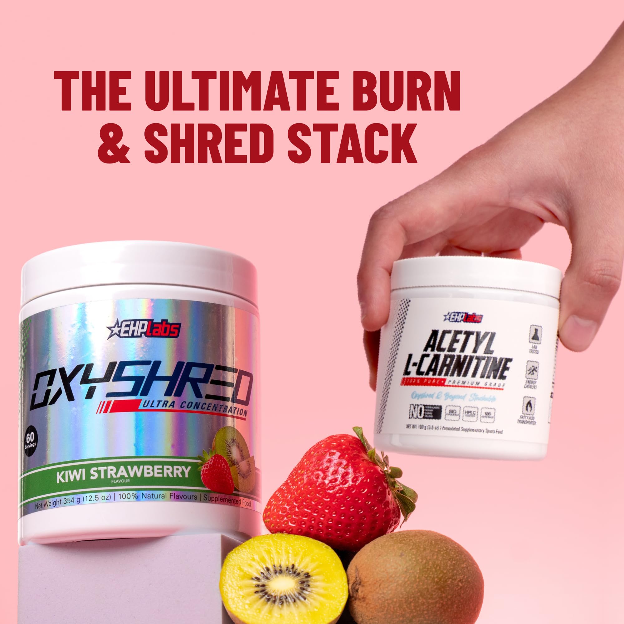 oxyshred l carnitine stack EHP Labs Pre Workout Powder - Preworkout Powder with Glutamine & Acetyl L Carnitine, Energy Boost Drink EHP Labs Shred + Acetyl
