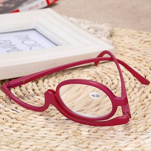 Miniatura 3 de Readers Magnifying Makeup Glasses Eye Make Up Spectacles Flip Down Lens Folding CosmeticReading Glass Eyeglasses
