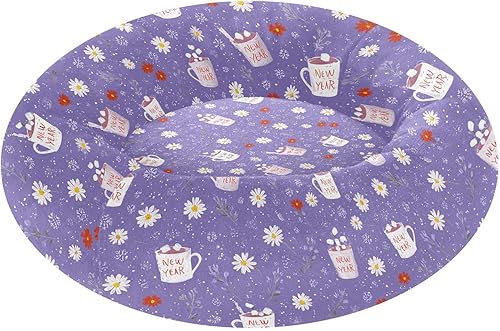 Purple New Year Removable & Washable Pet Dog Beds fluffier Puppy Beds for Small Size Pets Supplies cama elevada para Perros Grandes