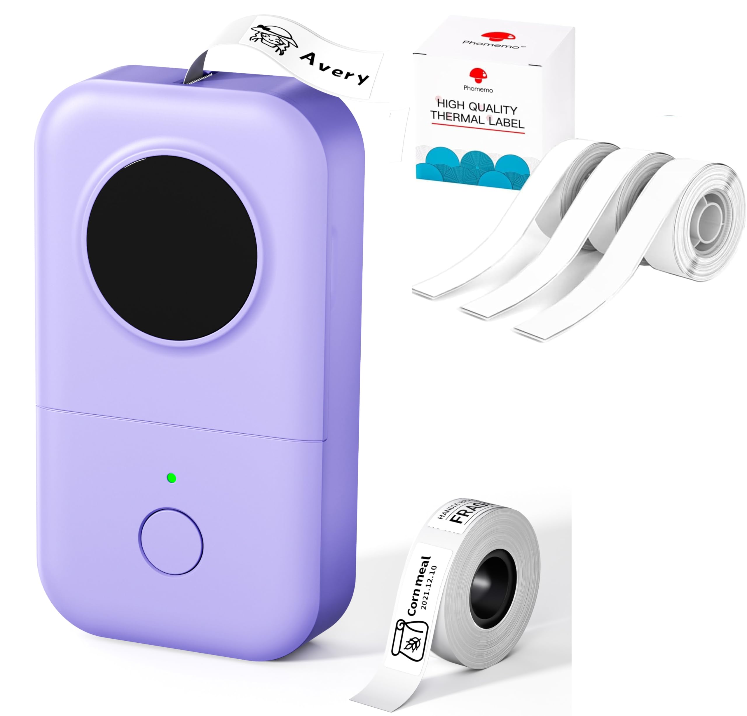Imprimante d'étiquettes Phomemo D30 bluetooth avec rouleau continu et blanc - 8