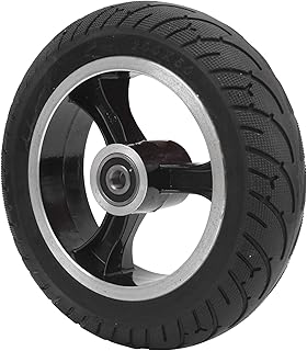 HOHXFYP Roda Sólida Dianteira 200x50, Pneu Não Pneumático Antiderrapante Com Cubo, Roda Sólida de Borracha Durável para Scooter Elétrico para Scooter Elétrico