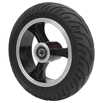 Electric Scooter Wheel, Electric Scooter Accessory 8in 200x50 Front Solid Wheel 200x50 Solid Tire Solid Wheel 8in Solid Tyre for Electric Scooter