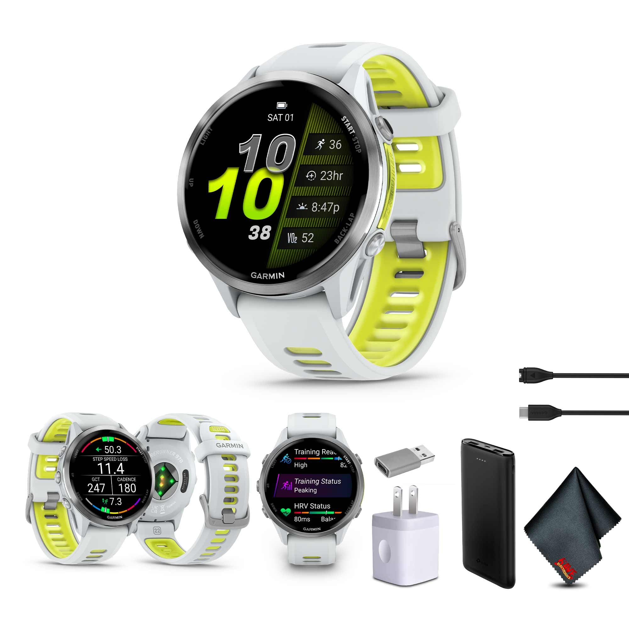 GARMIN FORERUNNER 970 WHITE ガーミン 970 Amazon.com: Garmin Forerunner 970 Running Smartwatch, GPS
