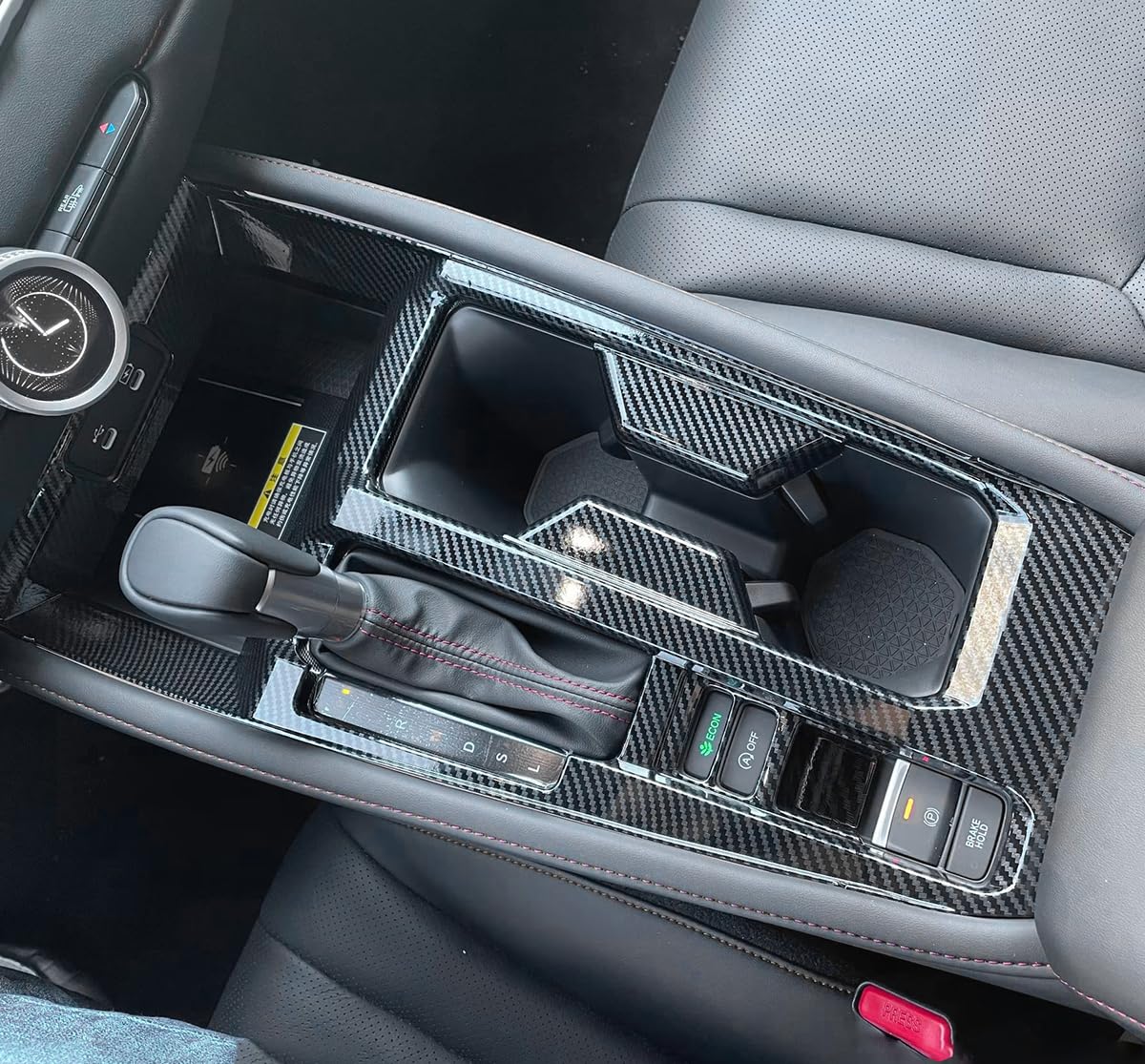 BLQYBD Panel De Caja De Cambios De Consola Central Interior Estilo