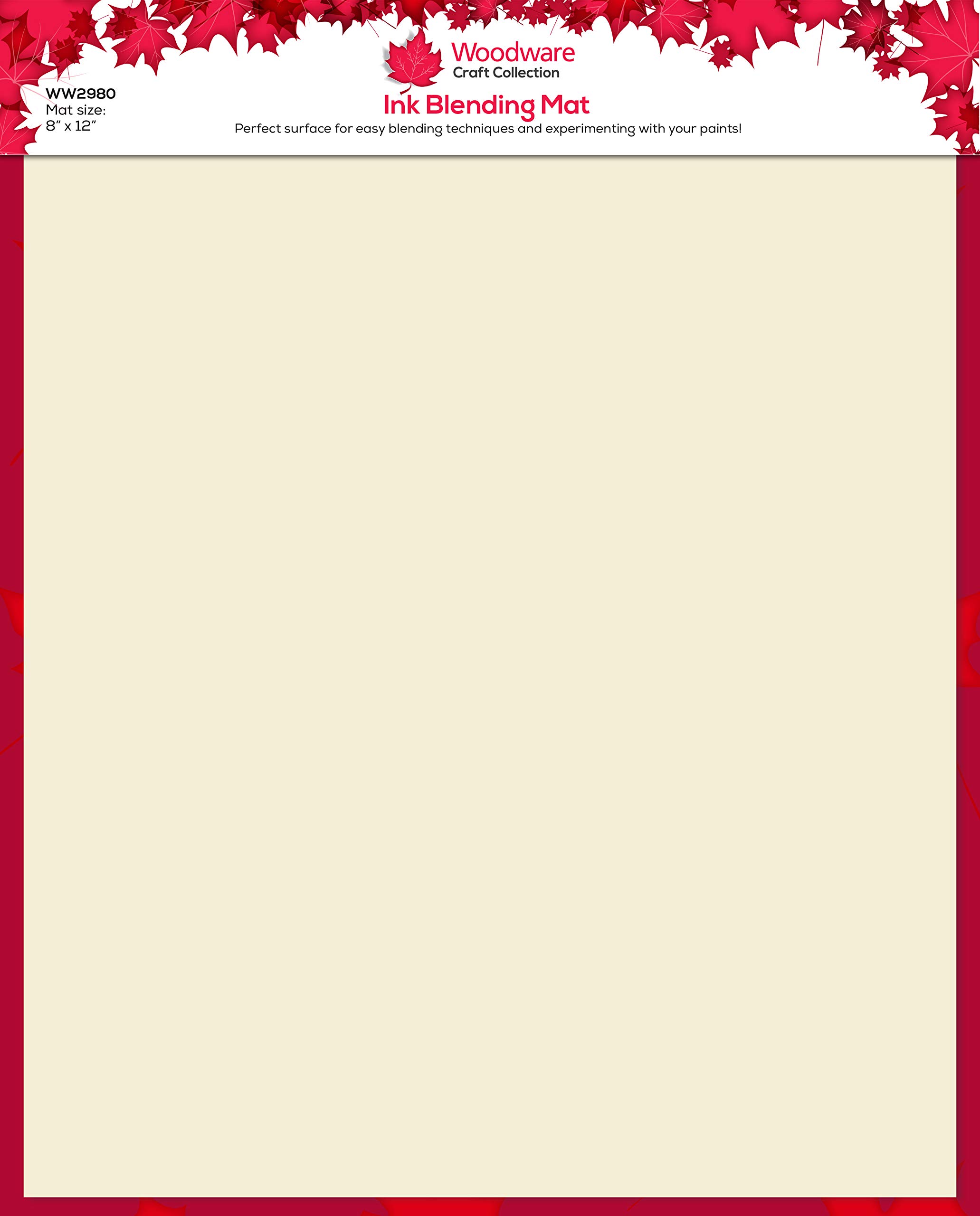 WoodwareInk Blending Mat-Large-8" x 12", Cream