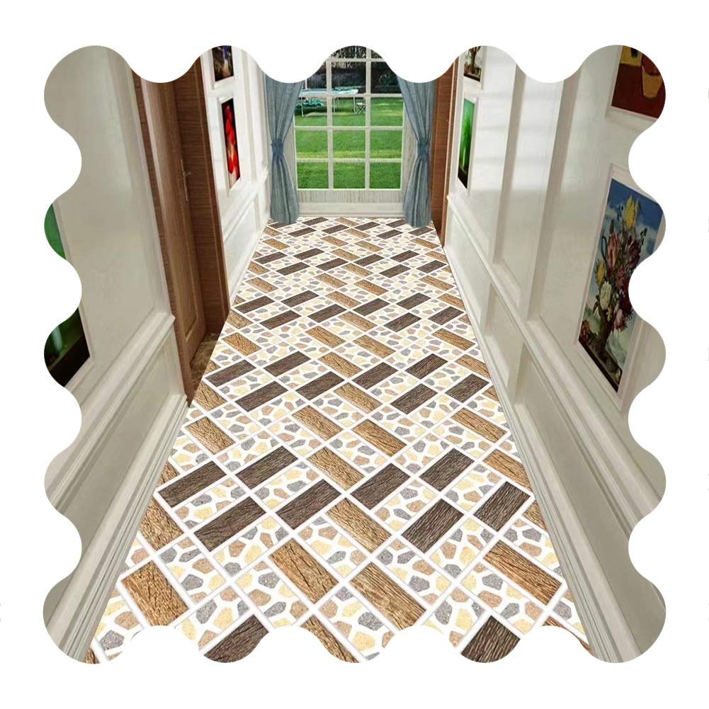 Moqueta corredor 3D para pasillo largo y entrada de hotel o dormitorio
