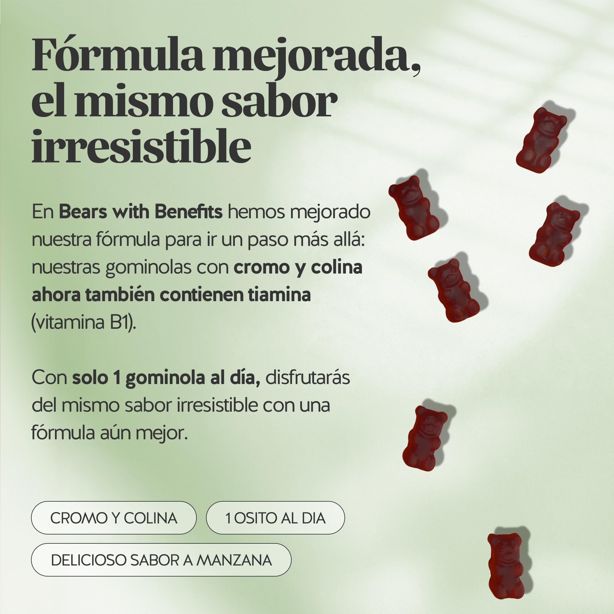 Bears with Benefits - Gominolas Cromo y Colina - 90 unidades