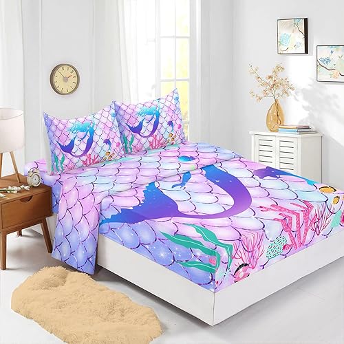 Miniatura 85 de CVHouse Juego de sábanas de mariposa arcoíris tamaño individual para niñas, niños, adolescentes, juego de ropa de cama de 4 piezas con 1 sábana