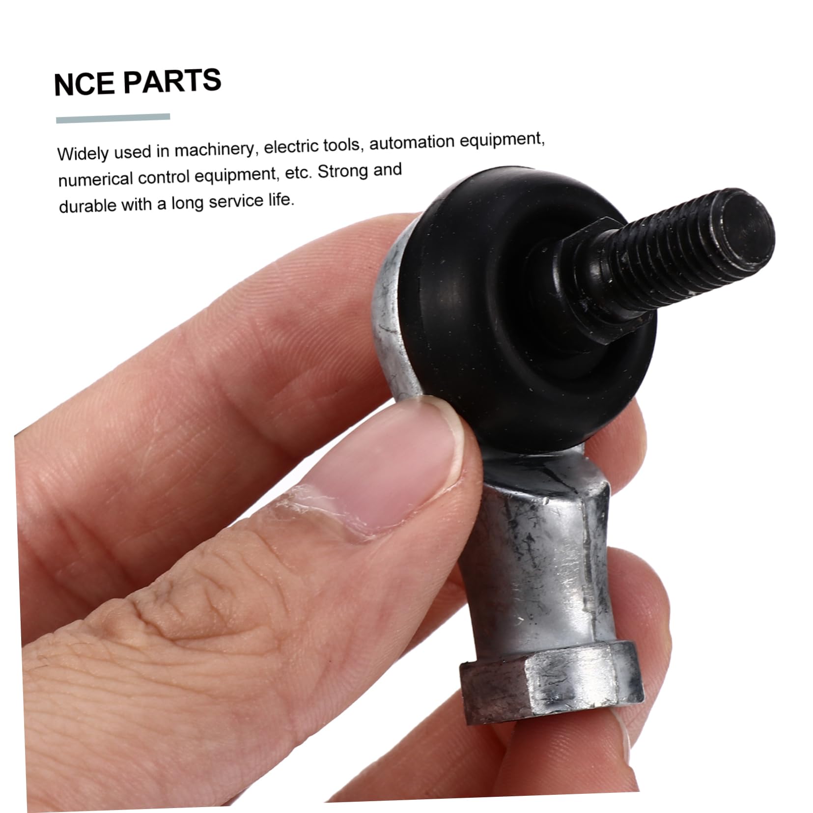 Hohopeti Set of 2 Electric Tool Parts Rod End Ball Bearings Abrasion-Resistant Heat Treated Smooth Thread