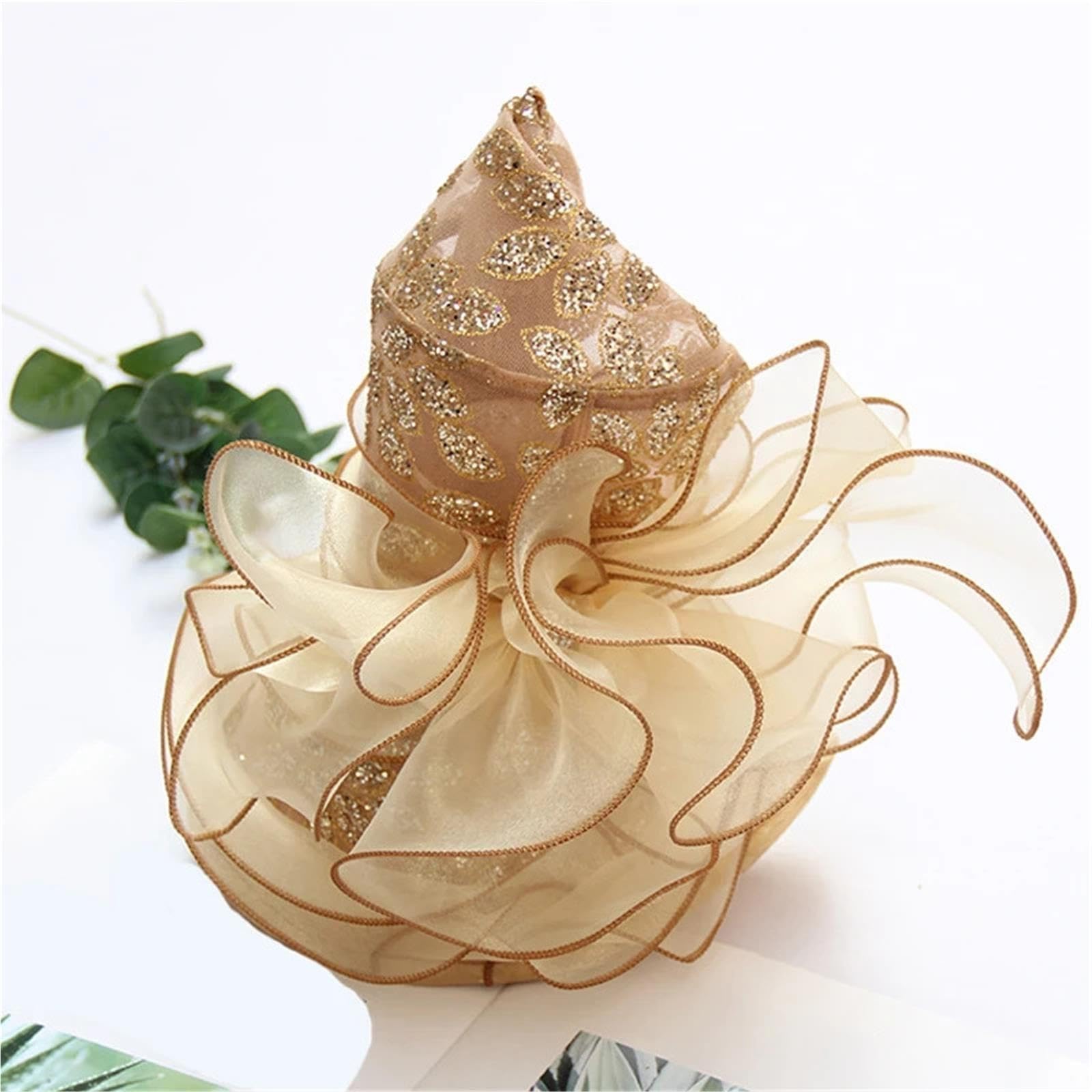 Cappelli da Sole Viaggio A Tesa Larga in Organza Donna