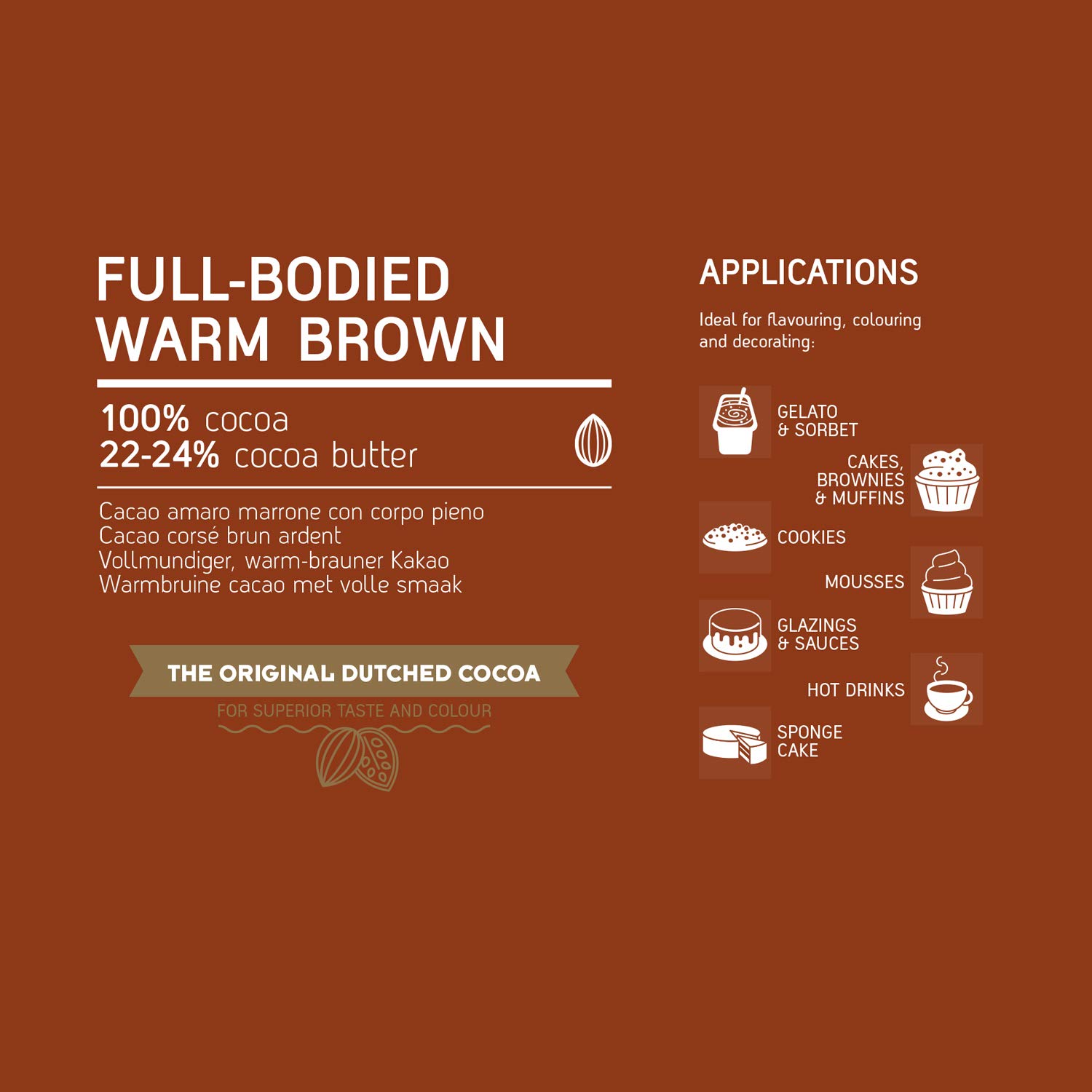 Van Houten Cacao, 1000g, 1er Pack