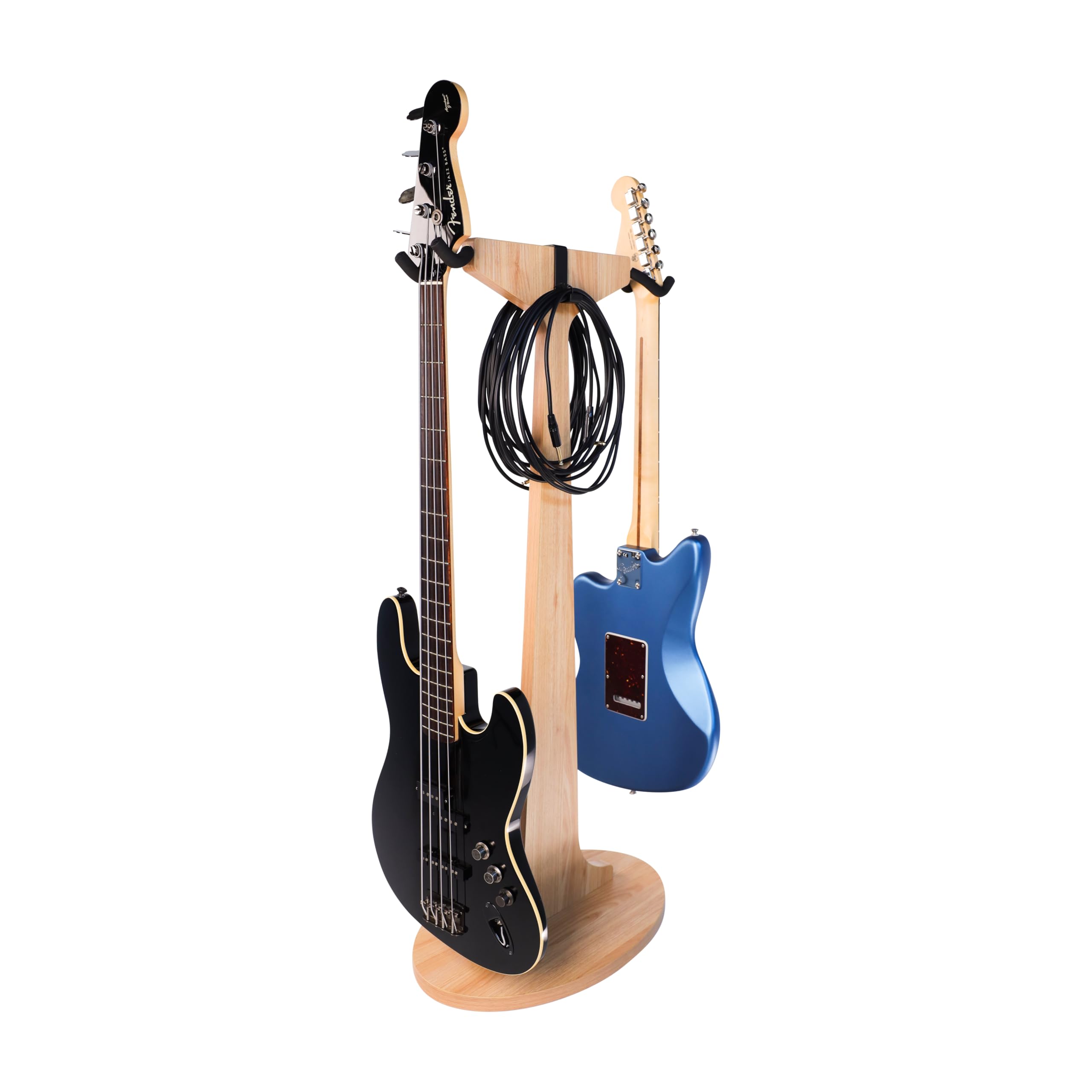 Gator Frameworks Elite Series Doppel-Gitarrenständer, Ahorn Natur (GFW-ELITEGTRHNGSTD-2X-MPL)