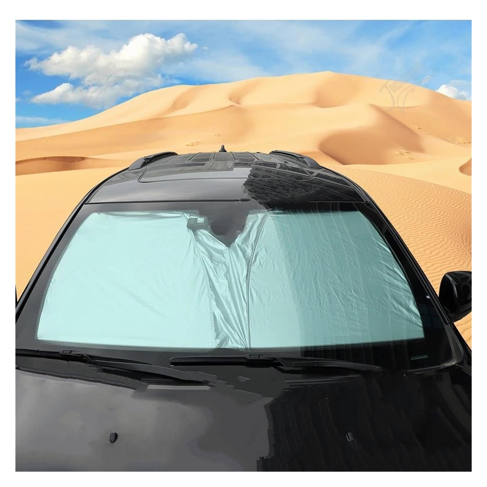 Parasol Cristal Delantero Parasol para Parabrisas Delantero Coche Cubierta Protectora Parabrisas para Dodge para Durango 2011-2021 En Adelante Parasol Parabrisas Delantero Plegable