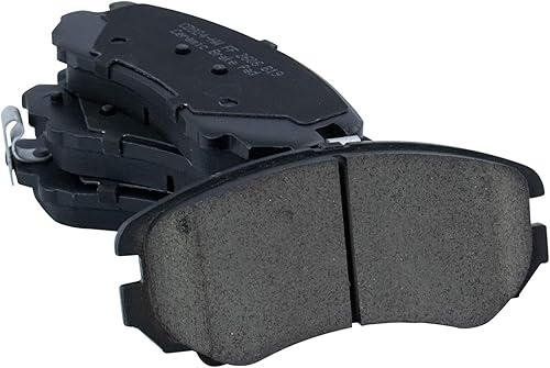 Miniatura 4 de TRQ Kit de pastillas de freno y rotores de rendimiento delantero y trasero, kit químico de freno, pastillas de freno, rotores de freno de cerámica