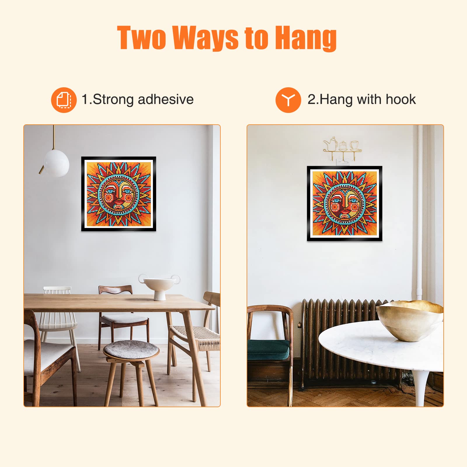 Amazon.com: GHHKUD 2Pack Diamond Painting Frames, Frames for