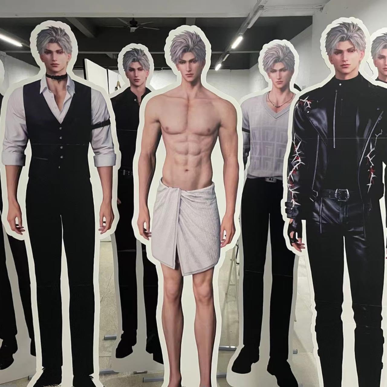 Amazon.co.jp: 等身大スタンド 恋と深空 セイヤ ホムラ レイ シン 人型  