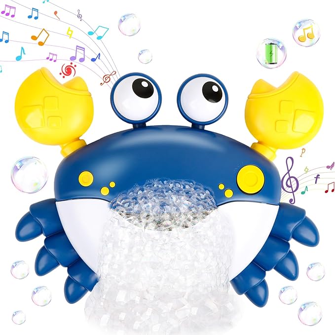 JoiTale Crab Bath Toy: Bubble & Music Fun for Toddlers