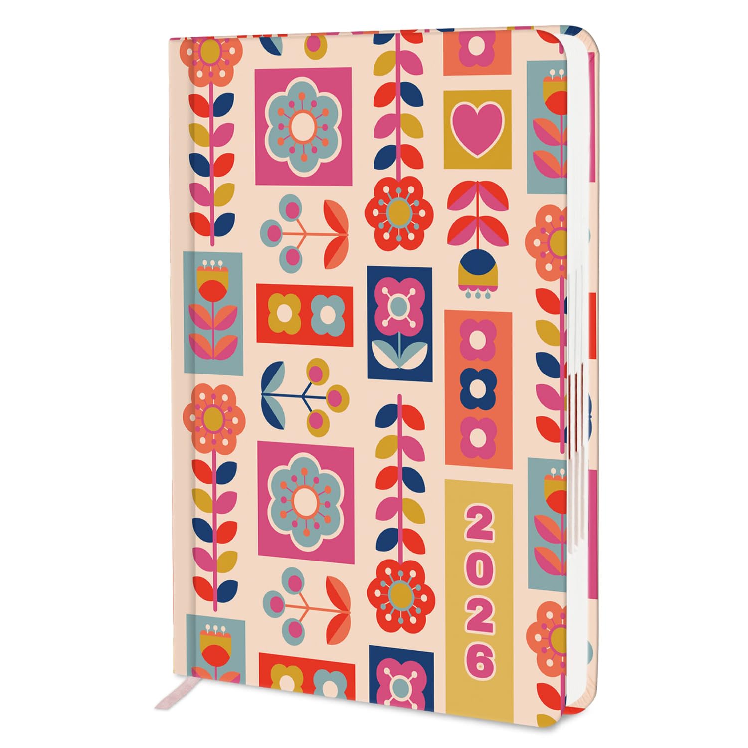 Jhingalala Executive Diary 2026 - Premium A5 Hard Bound New Year Planner with Monthly Index and Bookmark | 1 Day to a Page Format | 365 Dates Office & Personal Diary For Girls and Women | Size 21x15 cm-image-26