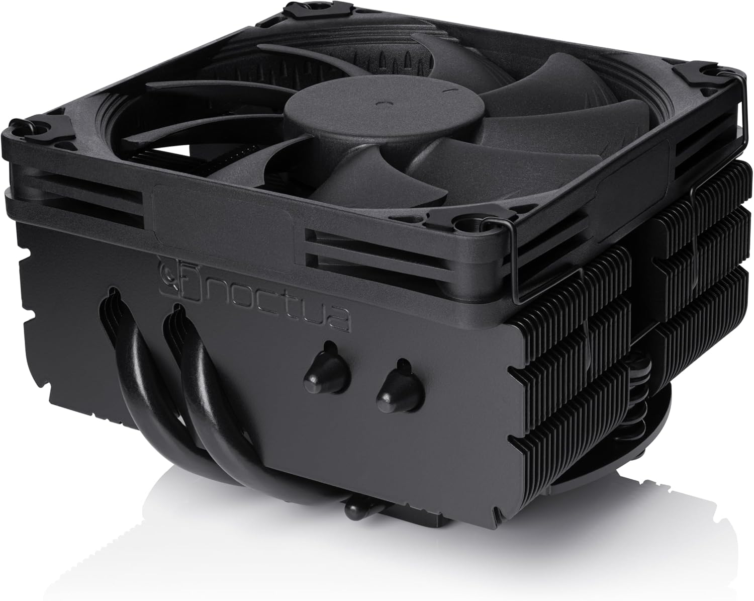 NH-L9x65 chromax.Black, High-Performance Low-Profile CPU Cooler | 65mm Height, ITX SFF Low-Noise Cooling, For Intel and AMD, 92mm Slim Fan, No RAM or PCIe Overhang, Rich Accessory Kit