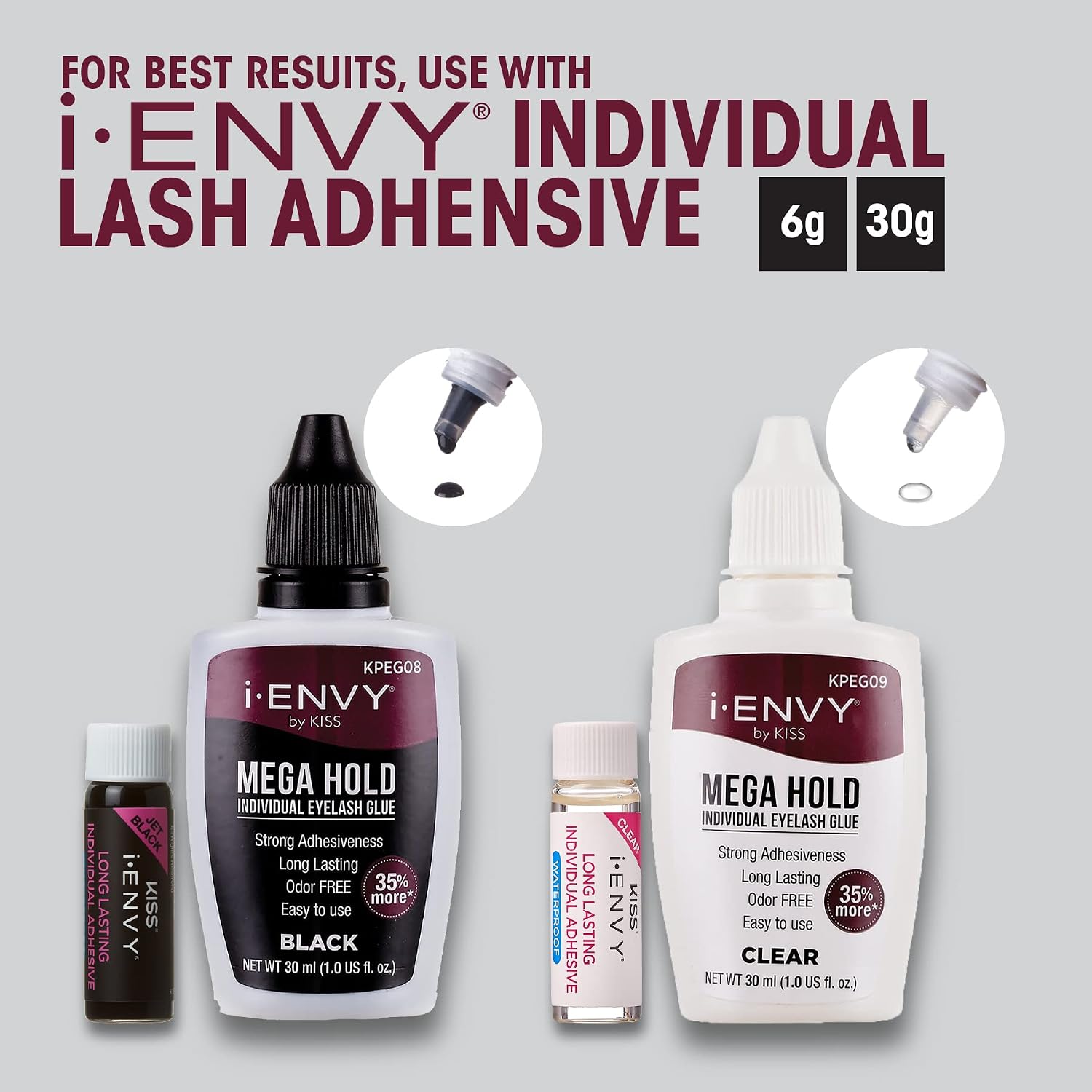 i-ENVY by KISS Trio Lash Classic Medium 30 Lashes Natural Style 3X Faster Easier Application