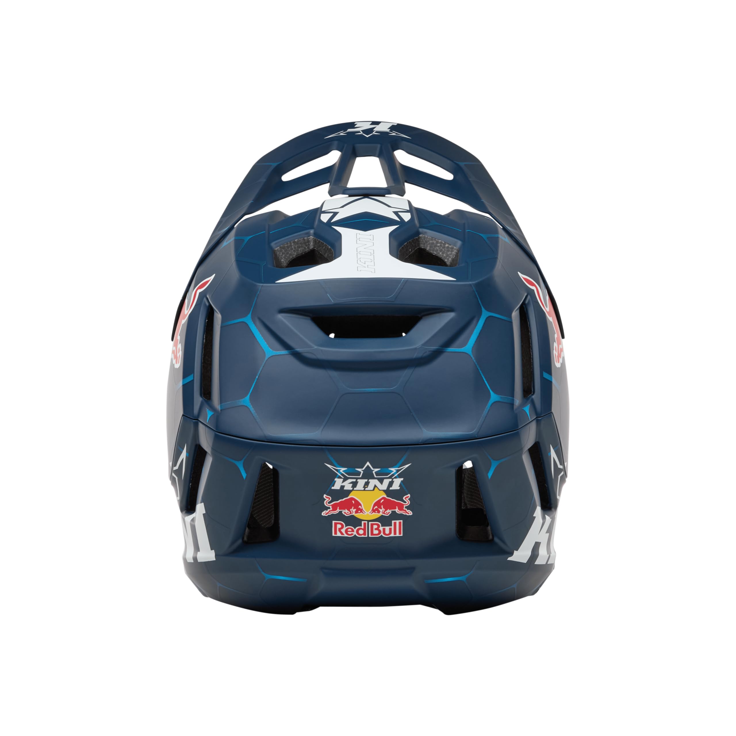 EC Kini Red Bull 1.0 - Casque de VTT (taille L, 59/60 cm), couleur bleu et blanc