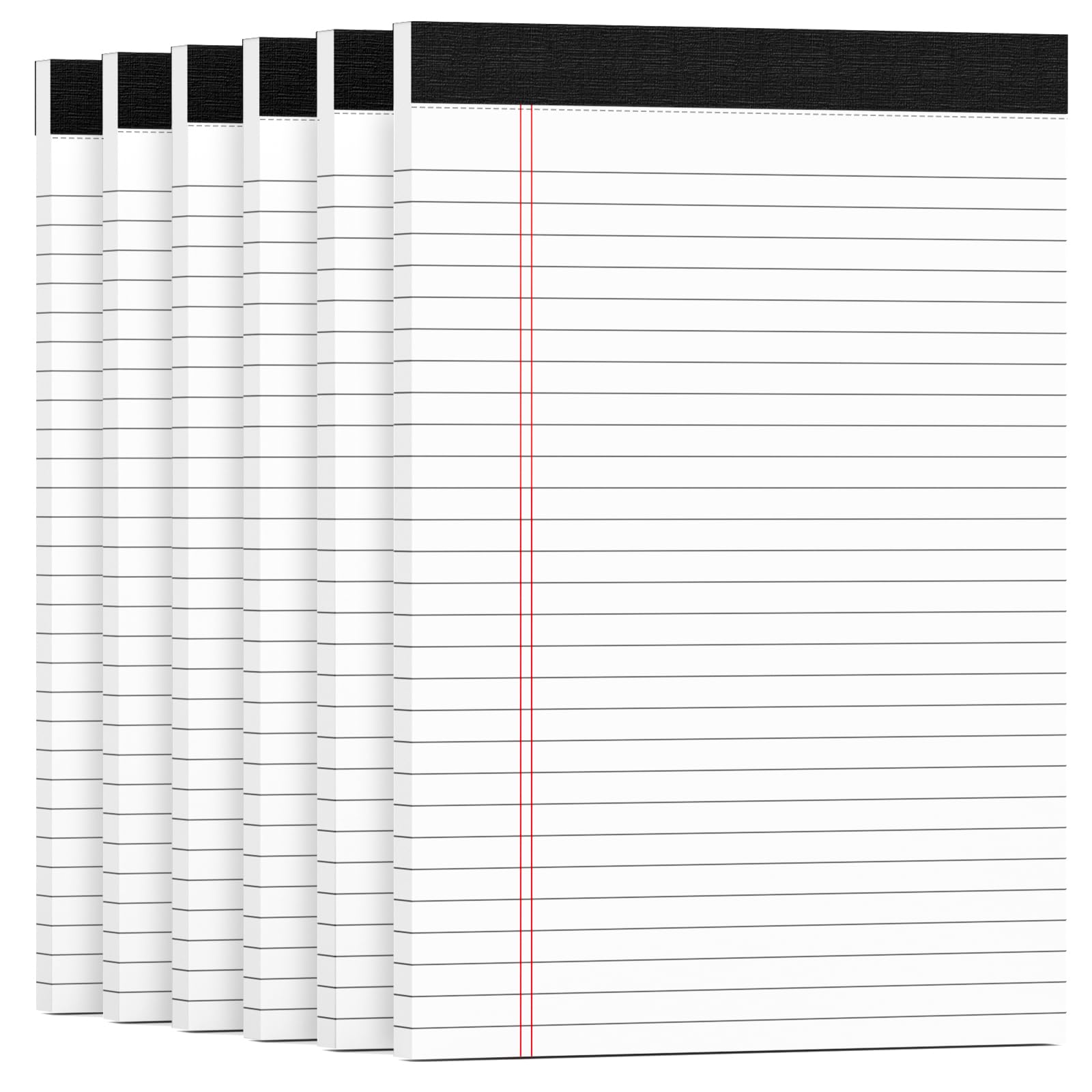 Legal Pads 8.5 x 11 White Note Pads Paper 8-1/2 x 11 Lined Paper Pad 8.5 x 11 White Legal Pad 6 Pack Notepads 8.5 x 11 Lined Writing Pads of Paper 8.5 x 11 Notepad White Paper Pads image 7