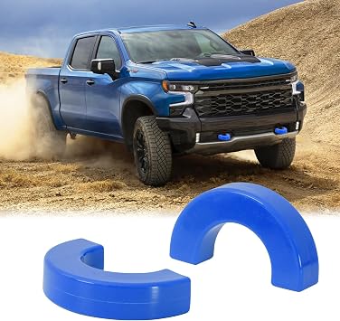 2PCS Front Tow Hook Covers Fit for 2007-2024 Chevy Silverado 1500