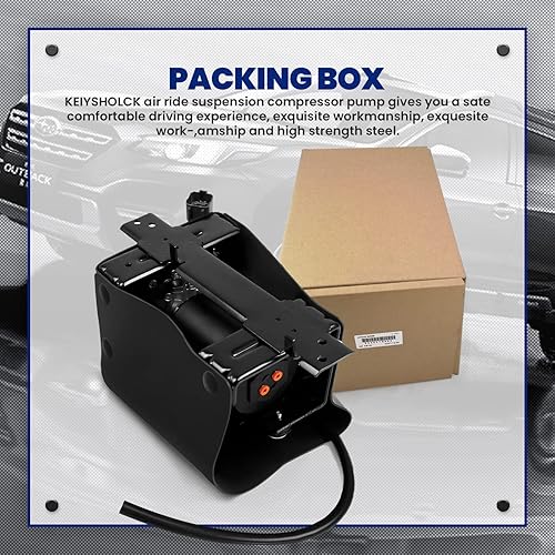 Miniatura 7 de Bomba de compresor de suspensión Air Ride, compatible con Infiniti QX56 2004-2010, Nissan Armada 2005-2015, pieza de repuesto OEM # 534007S600