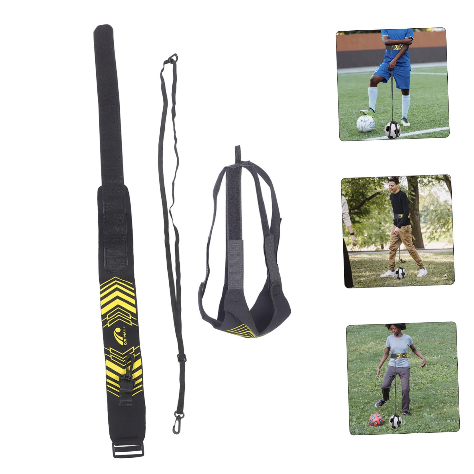 LIOOBO Football Kick Belt Bag Soccer Training Belt Portable Soccer Kick Trainer