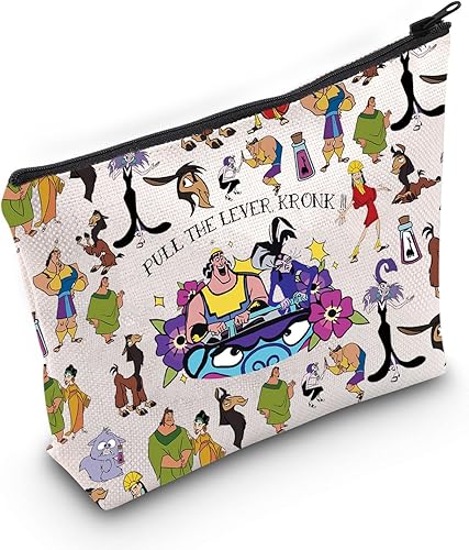 Miniatura 8 de LEVLO Funny Emperors - Bolsa de maquillaje cosmética de película Emperadores, regalo para fanáticos de los emperadores, bolsa de maquillaje con
