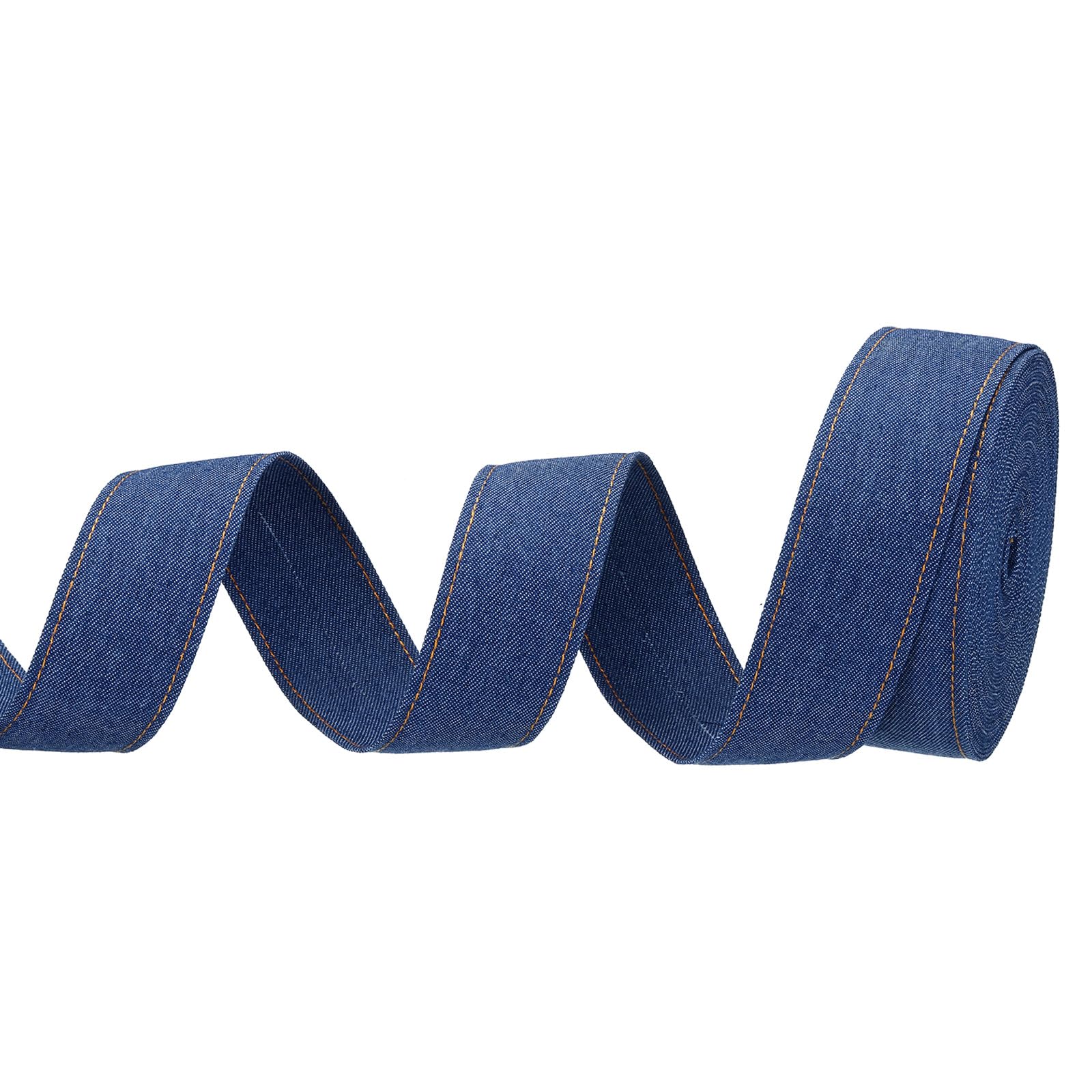 Ruban en denim rigide de 10 mètres idéal pour structurer de grands nœuds de coiffure