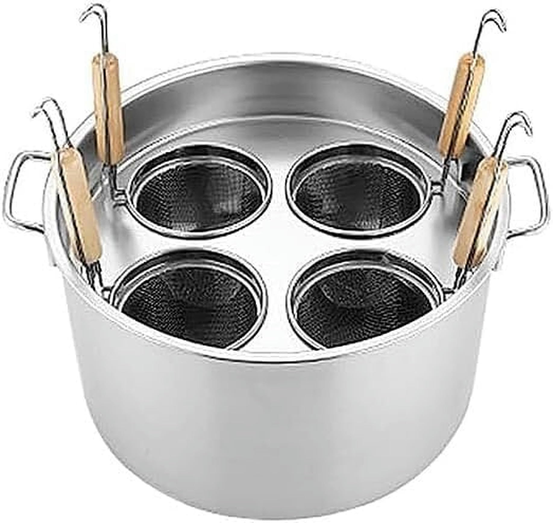 Pentole per Pasta Set di Inserti per cuocipasta, con divisore e scolapasta Pentole per brodo per Cucina Domestica Ristorante Strumento di Cottura Commerciale
