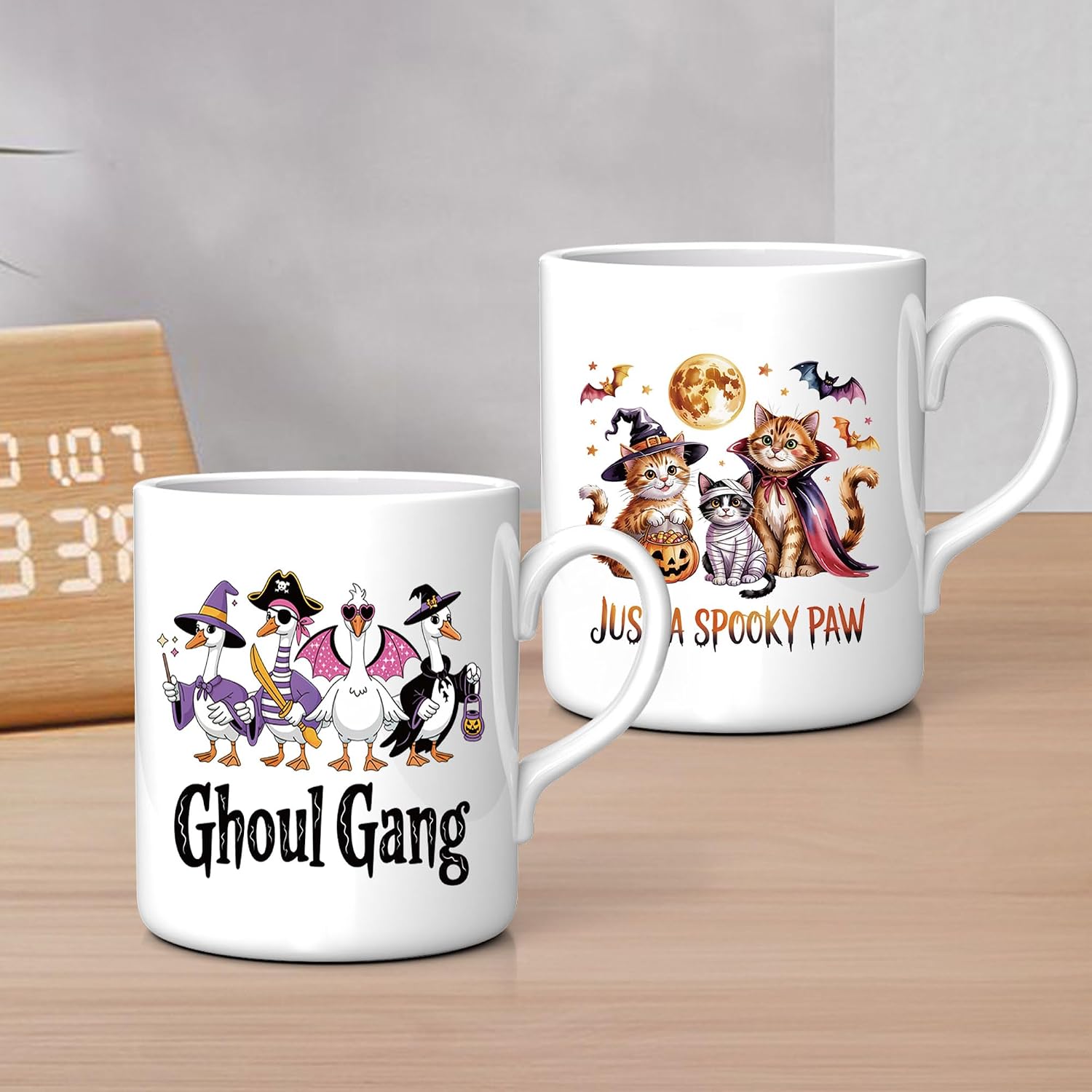 Halloween UV DTF Cup Wraps Transfer Stickers for Glass Cups, 20 Pcs image 2