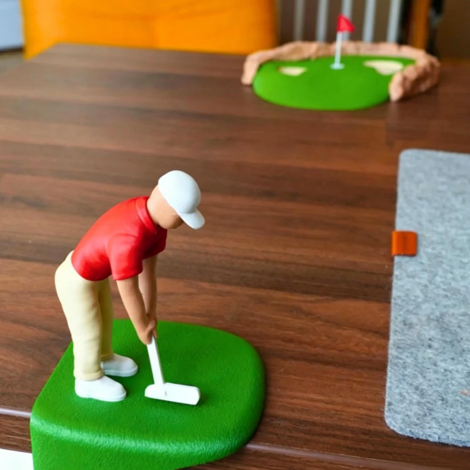 Mini Zestaw do Gry w Golfa Biurkowego Drukowany 3D Kompaktowy